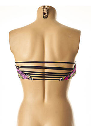 Haut de maillot de bain stretch haut soutien-gorge avec mousse de rembourrage amovible rose RIP CURL femme