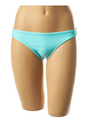 Bas de maillot de bain tissage satiné culotte bleu MON PETIT BIKINI femme