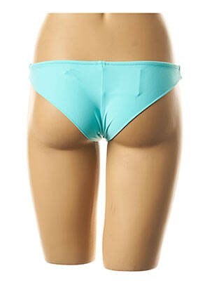 Bas de maillot de bain tissage satiné culotte bleu MON PETIT BIKINI femme