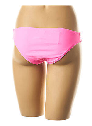 Bas de maillot de bain tissage satiné culotte rose MON PETIT BIKINI femme