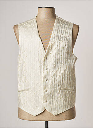 Gilet sans manche beige GUY LAURENT pour homme