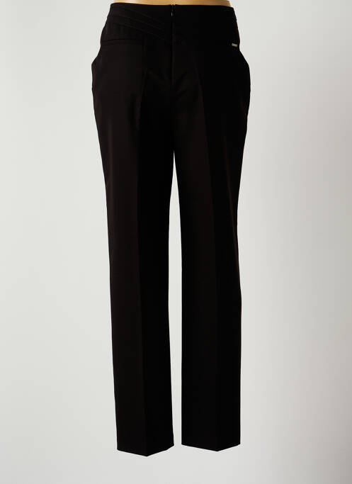 Pantalon droit noir LUNA pour femme