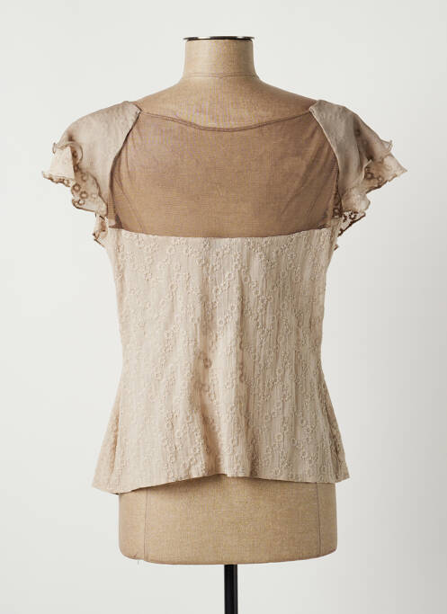 Top marron LUNA pour femme
