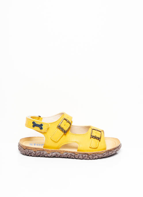 Sandales/Nu pieds jaune STONES AND BONES pour garçon