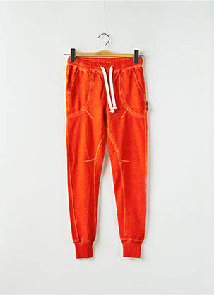 Jogging orange FRENCH TERRY 1818 pour fille