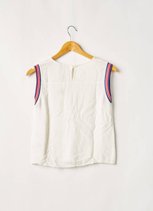 Top sans manche sans manche blanc PEPE JEANS fille