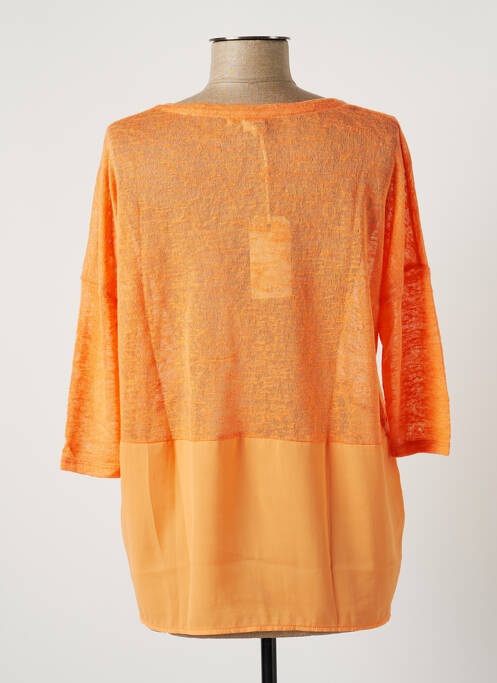 Pull tunique orange SALSA pour femme