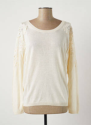 Pull beige ICHI pour femme