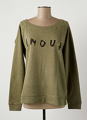 Sweat-shirt vert AN FAMILLE pour femme