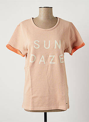 T-shirt rose SCOTCH & SODA pour femme