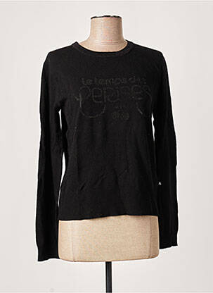 Pull noir LE TEMPS DES CERISES pour femme