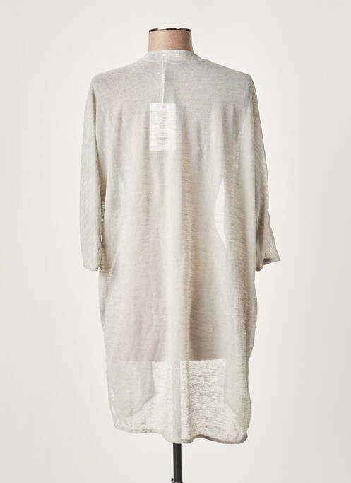 Veste casual gris ICHI pour femme