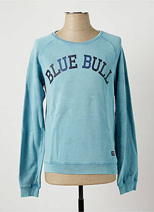 Sweat-shirt tissage jersey manches longues bleu SCOTCH & SODA homme