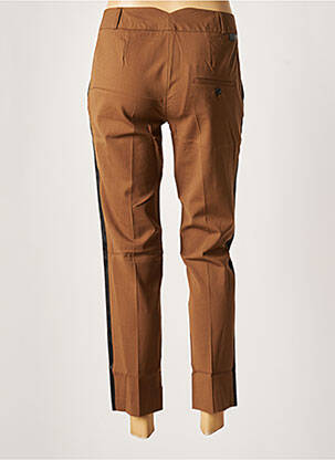 Pantalon 7/8 coupe chino taille normale marron LEON & HARPER femme