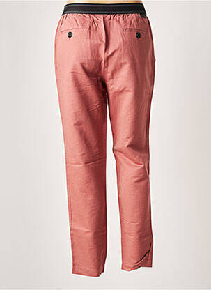 Pantalon 7/8 taille élastique taille normale rose LEON & HARPER femme