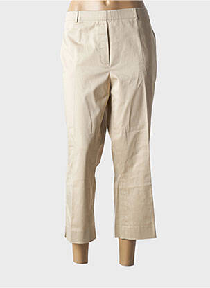 Pantacourt coupe droite taille normale beige WEINBERG femme