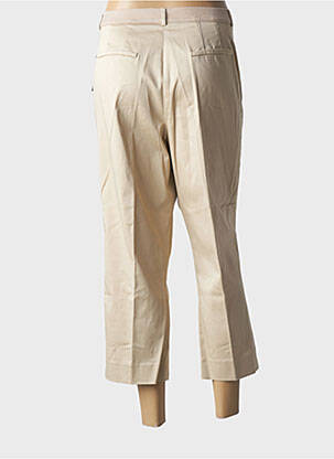 Pantacourt coupe droite taille normale beige WEINBERG femme