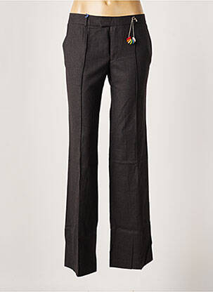 Pantalon chino gris LEON & HARPER pour femme