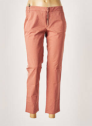 Pantalon 7/8 stretch taille basse orange LEON & HARPER femme