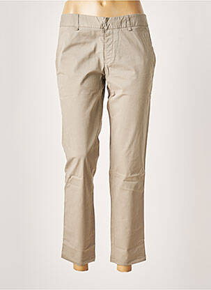 Pantalon 7/8 stretch taille basse gris LEON & HARPER femme