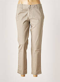 Pantalon 7/8 stretch taille basse gris LEON & HARPER femme