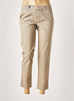 Pantalon 7/8 stretch taille basse gris LEON & HARPER femme