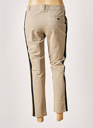 Pantalon 7/8 stretch taille basse gris LEON & HARPER femme