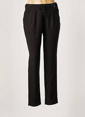 Pantalon droit noir LEON & HARPER pour femme seconde vue