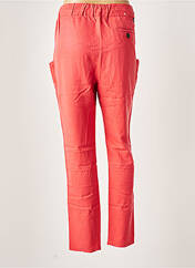 Pantalon droit orange LEON & HARPER pour femme seconde vue
