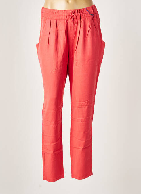Pantalon droit orange LEON & HARPER pour femme