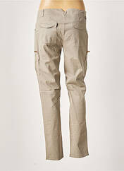 Pantalon cargo gris LEON & HARPER pour femme seconde vue