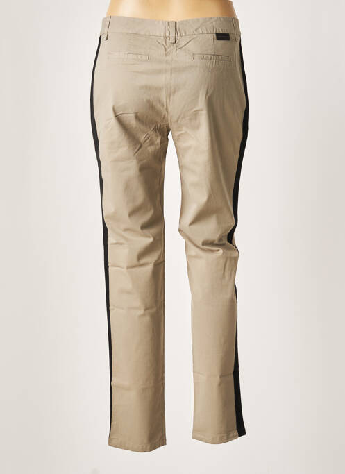 Pantalon chino gris LEON & HARPER pour femme