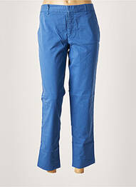 Pantalon 7/8 stretch taille normale bleu LEON & HARPER femme
