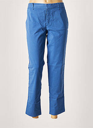Pantalon 7/8 stretch taille normale bleu LEON & HARPER femme