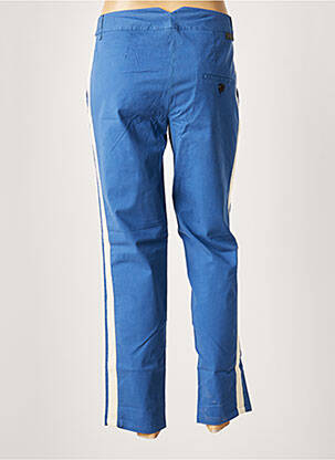 Pantalon 7/8 stretch taille normale bleu LEON & HARPER femme