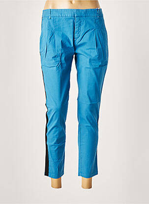 Pantalon 7/8 stretch taille normale bleu LEON & HARPER femme