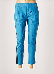 Pantalon 7/8 stretch taille normale bleu LEON & HARPER femme