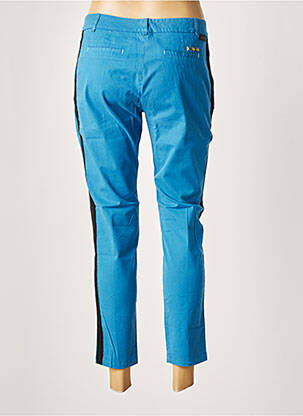 Pantalon 7/8 stretch taille normale bleu LEON & HARPER femme