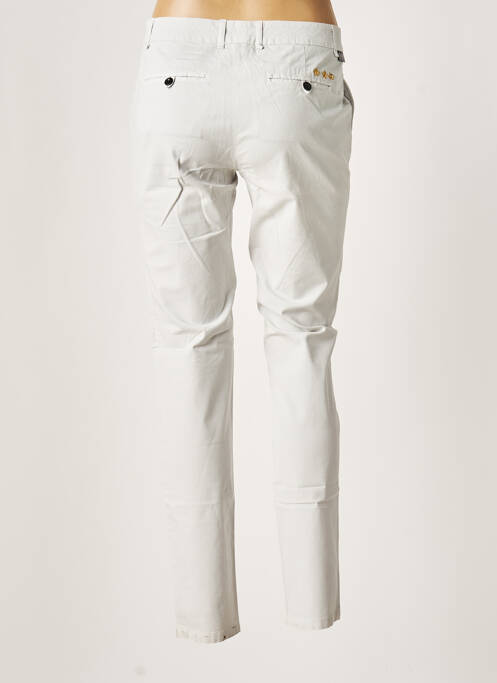 Pantalon chino gris LEON & HARPER pour femme