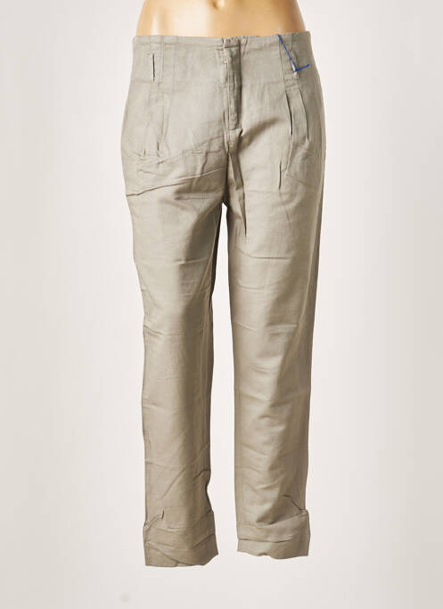 Pantalon droit gris LEON & HARPER pour femme