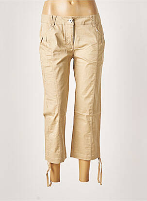 Pantacourt stretch taille normale beige LOLA ESPELETA femme