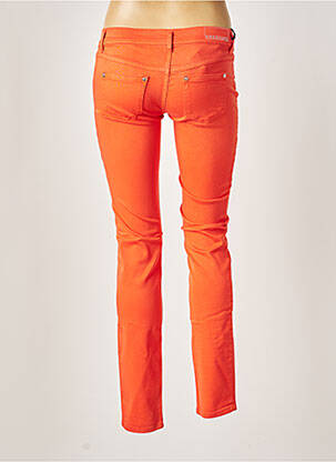 Pantalon slim taille basse taille basse orange FREESOUL femme
