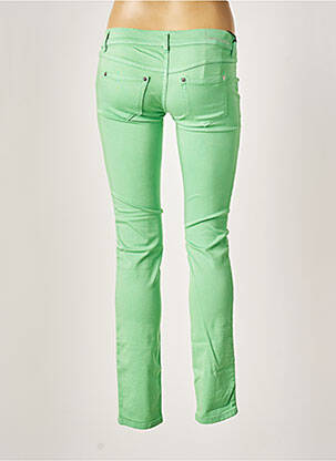 Pantalon slim taille basse taille basse vert FREESOUL femme
