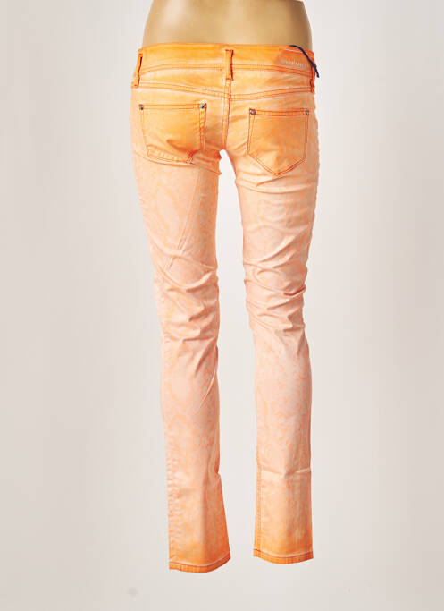 Pantalon slim orange FREESOUL pour femme