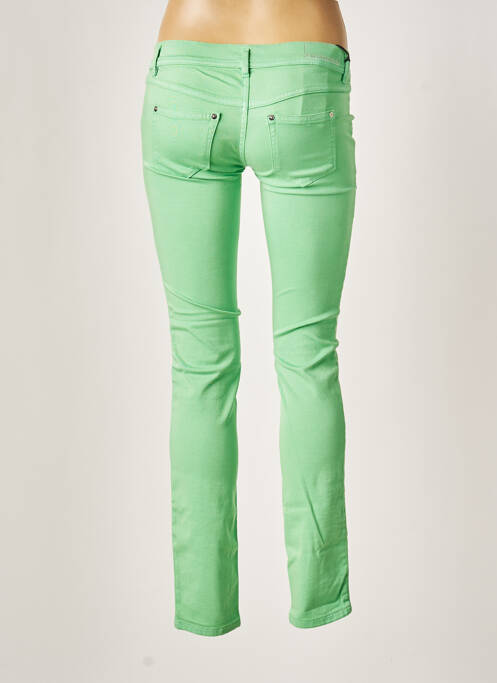 Pantalon slim vert FREESOUL pour femme