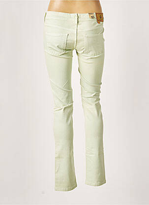 Pantalon slim taille basse taille basse vert CIMARRON femme