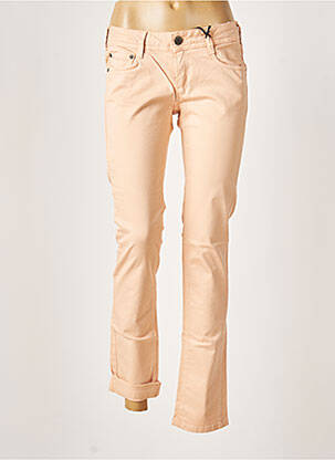 Pantalon slim taille basse taille basse rose CIMARRON femme