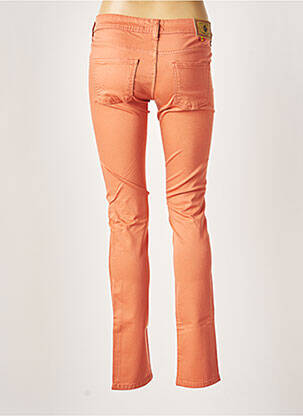 Pantalon slim taille basse taille basse orange CIMARRON femme