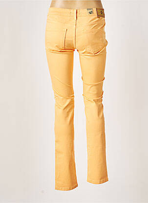 Pantalon slim taille basse taille basse orange CIMARRON femme