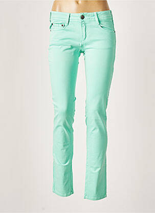 Pantalon slim taille basse taille basse vert CIMARRON femme